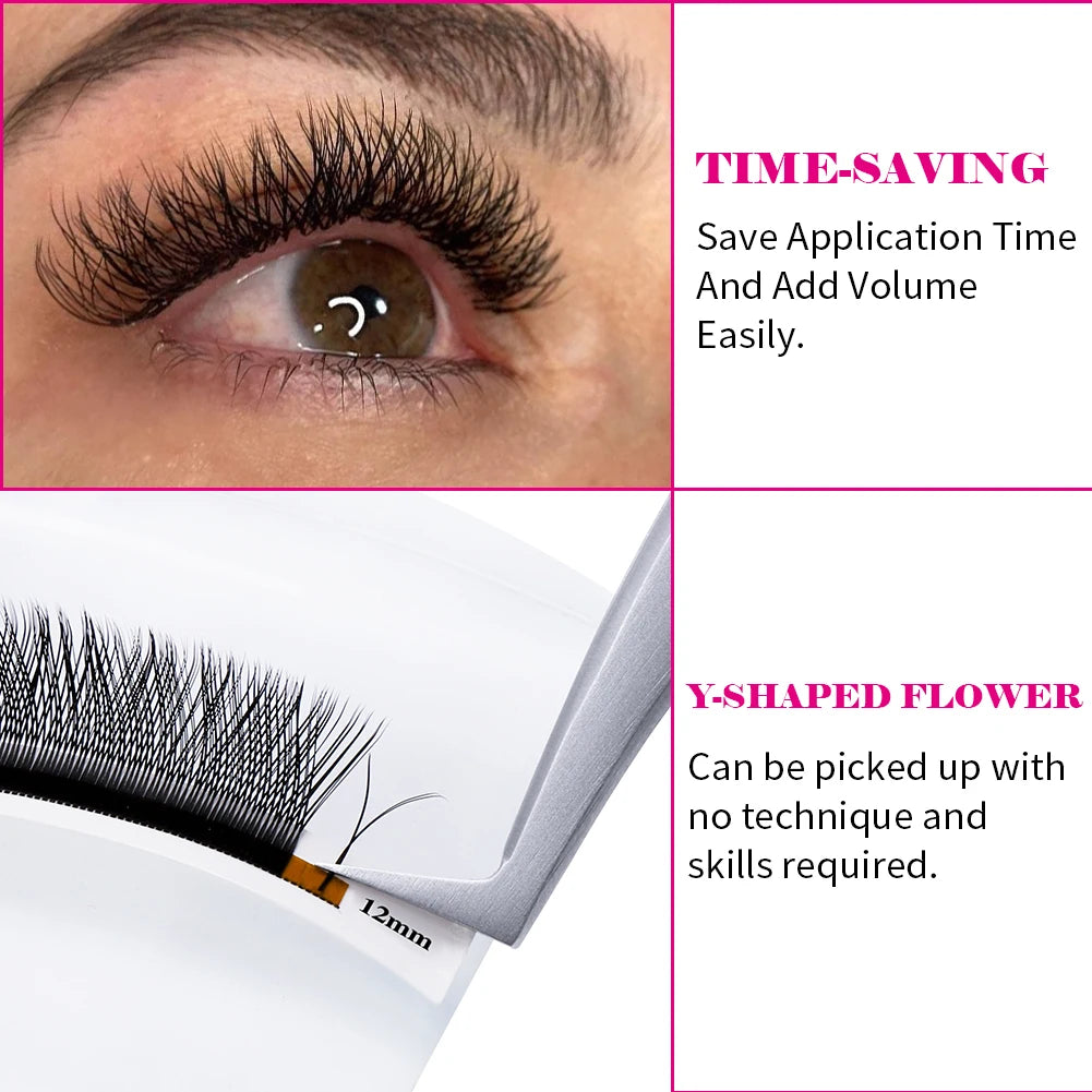 Lashes 2D/3D 0.05/0.07  Mink C/D/L 8-15mm Natural Soft Brazilian Eyelash Premade Volume Fan Lashes Extension