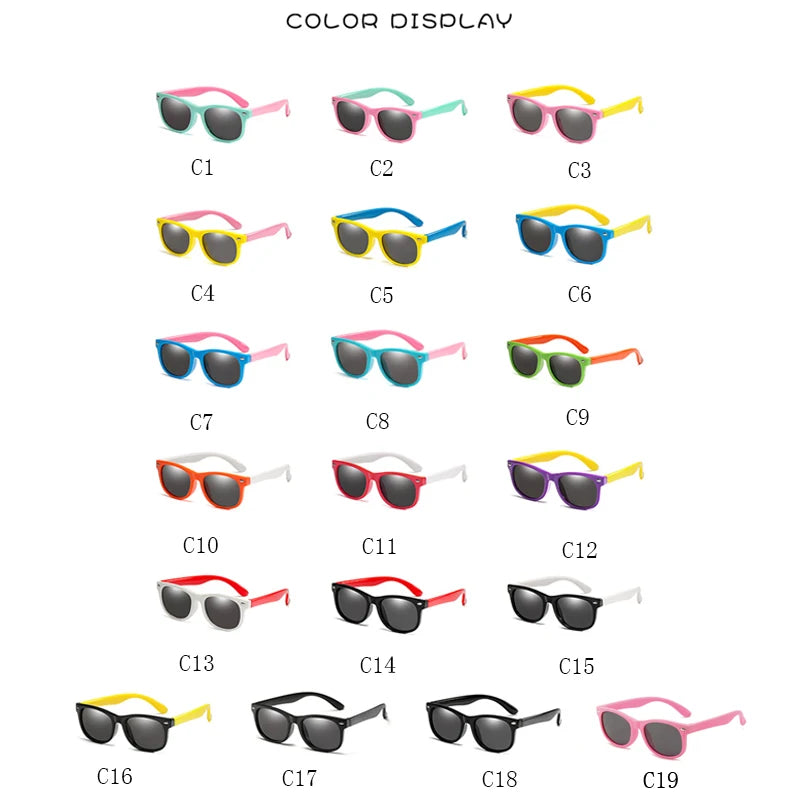 RUISIMO Kids Polarized Sunglasses and Boys Girls