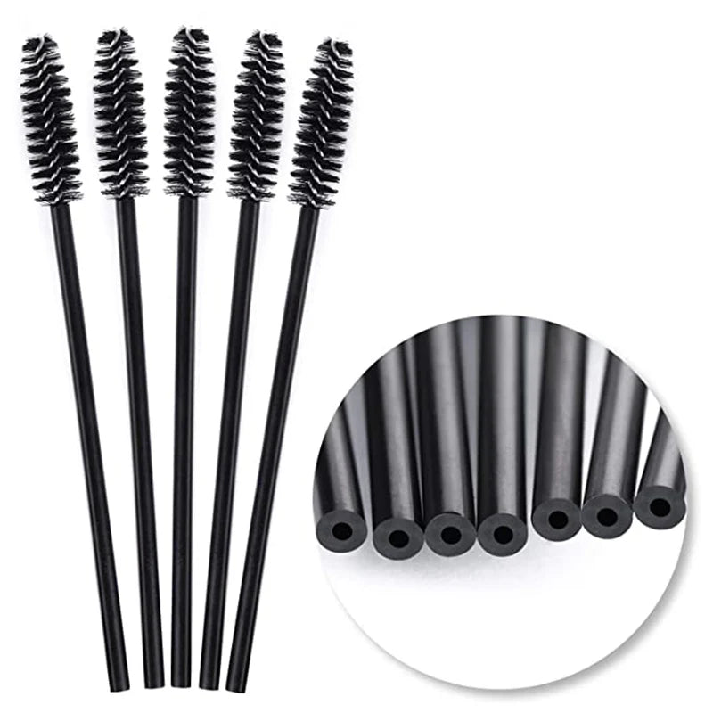 Disposable Eyelash Brushes Eyelashes Extension Tools 250-2000pcs Eyebrow Brush Mascara Wands Applicator Spoolers Makeup Tools